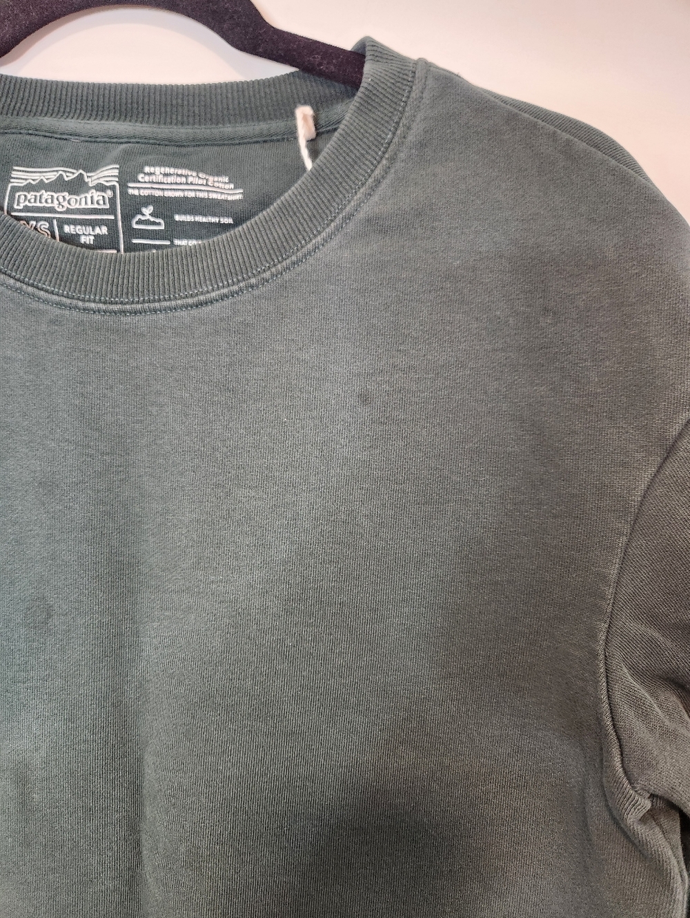 Patagonia Regenerative Organic Certified Cotton Essential Pullover Size XS - Picture 2 of 10